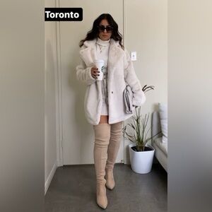 🛍️FAUX FUR JACKET WORN TWICE